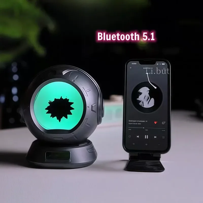 Venom Bluetooth 5.1 Ferrofluid Speaker with RGB Lighting