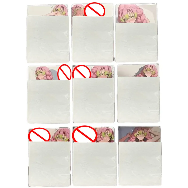 9pcs/set Sexy Card Demon Slayer Kamado Nezuko Anime Homemade Sex Black Silk ACG 18 Goddess Comics Collection Card Toys Gifts