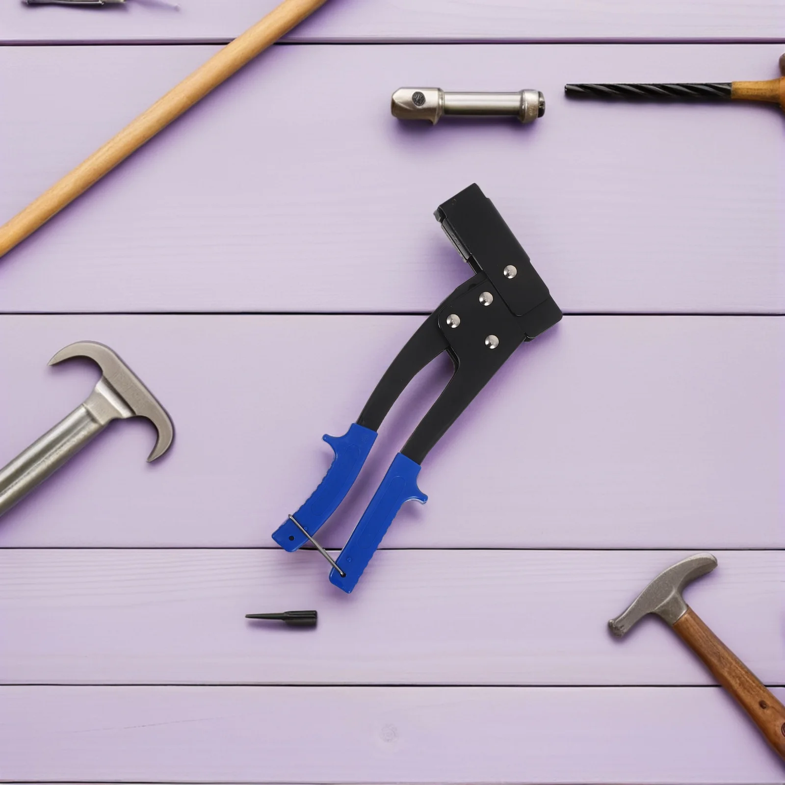 

Heavy Duty Wall Anchor Gun Hollow Wall Anchor Tool Drywall Fastener Installer Precise Positioning Durable Carbon Steel