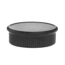 Black Camera Body Cap and Rear Lens Cover Cap for M42 42mm Camera Lens Parts