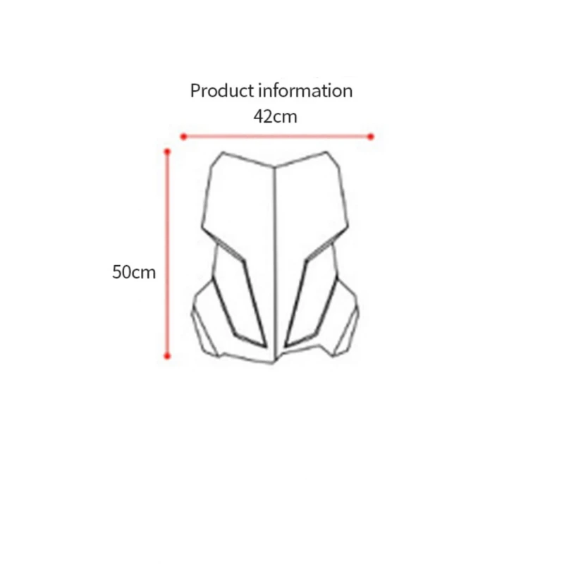 

STLF Motorcycle Shroud Windshield Windscreen Wind Deflector HandShield Handguard for F750GS F850GS
