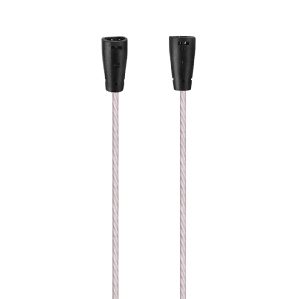 Audio Cable With Mic For Sennheise IE80 IE8 IE80s IE8i Headset Accessories 24K Au-plated Stereo Audio Jack 3.5mm Plug 1.2m Cable