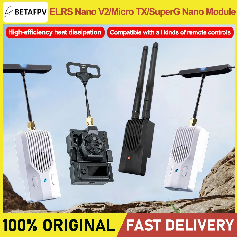 BETAFPV ELRS Nano V2 Micro TX Module 2.4G Micro-Nano Module Adapter for Racing Drone Quadcopter - Wireless Communication Module