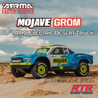 ARRMA MOJAVE GROM MEGA 380 Brushed 4WD RTR 1/14 Small Scale RC Electric Desert Truck Model Cars Adult Children's Toys