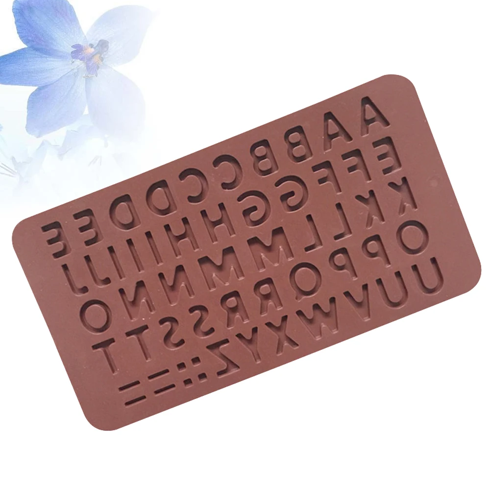 

Silicone Baking Mold English Alphabet Chocolate Mini Fondant Kitchen DIY Food Grade Non Stick Easy Cleaning Soft Anti