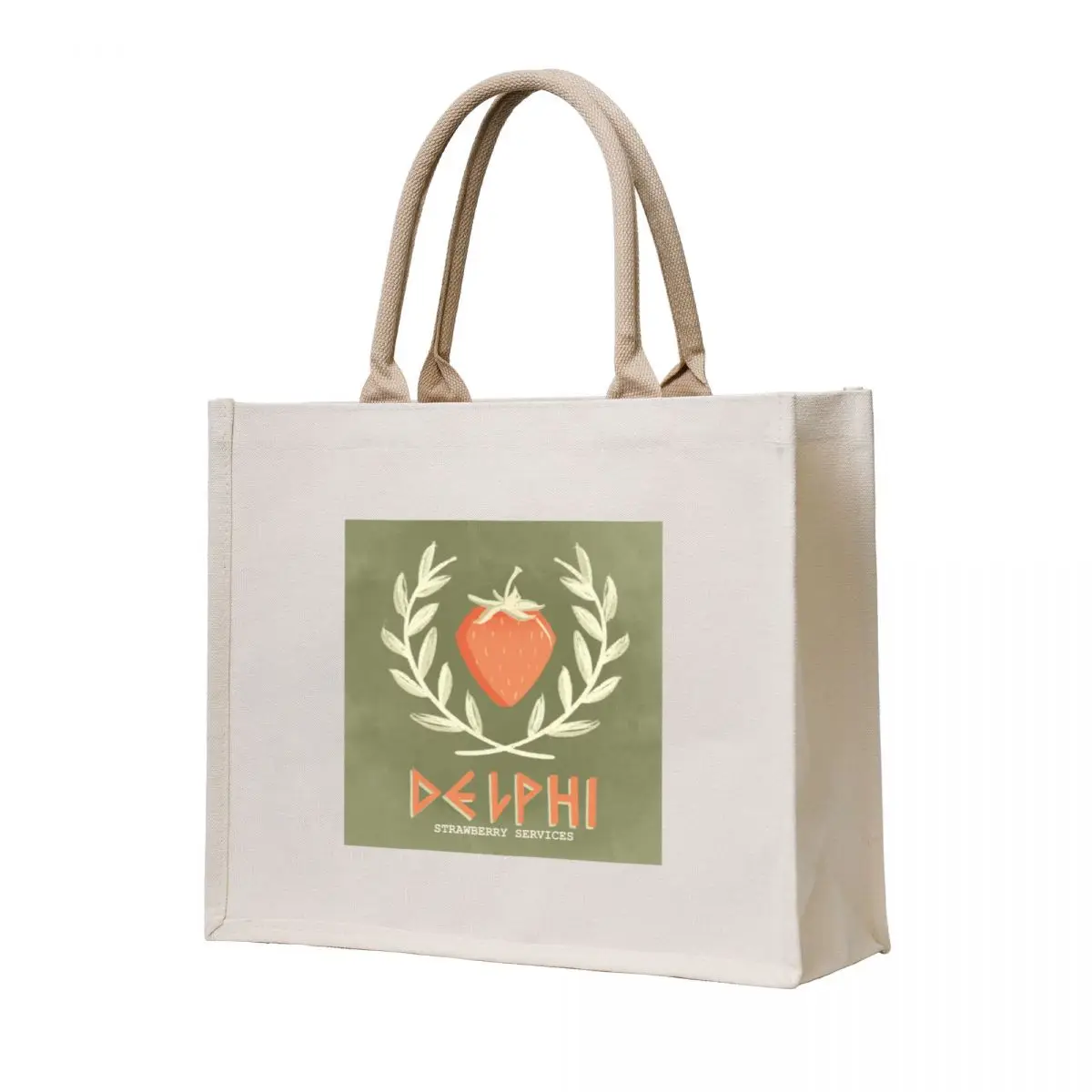 

Delphi Strawberry Services Camp Half Bllod Tote Bag tote bag university shopping trolley bag university shopper