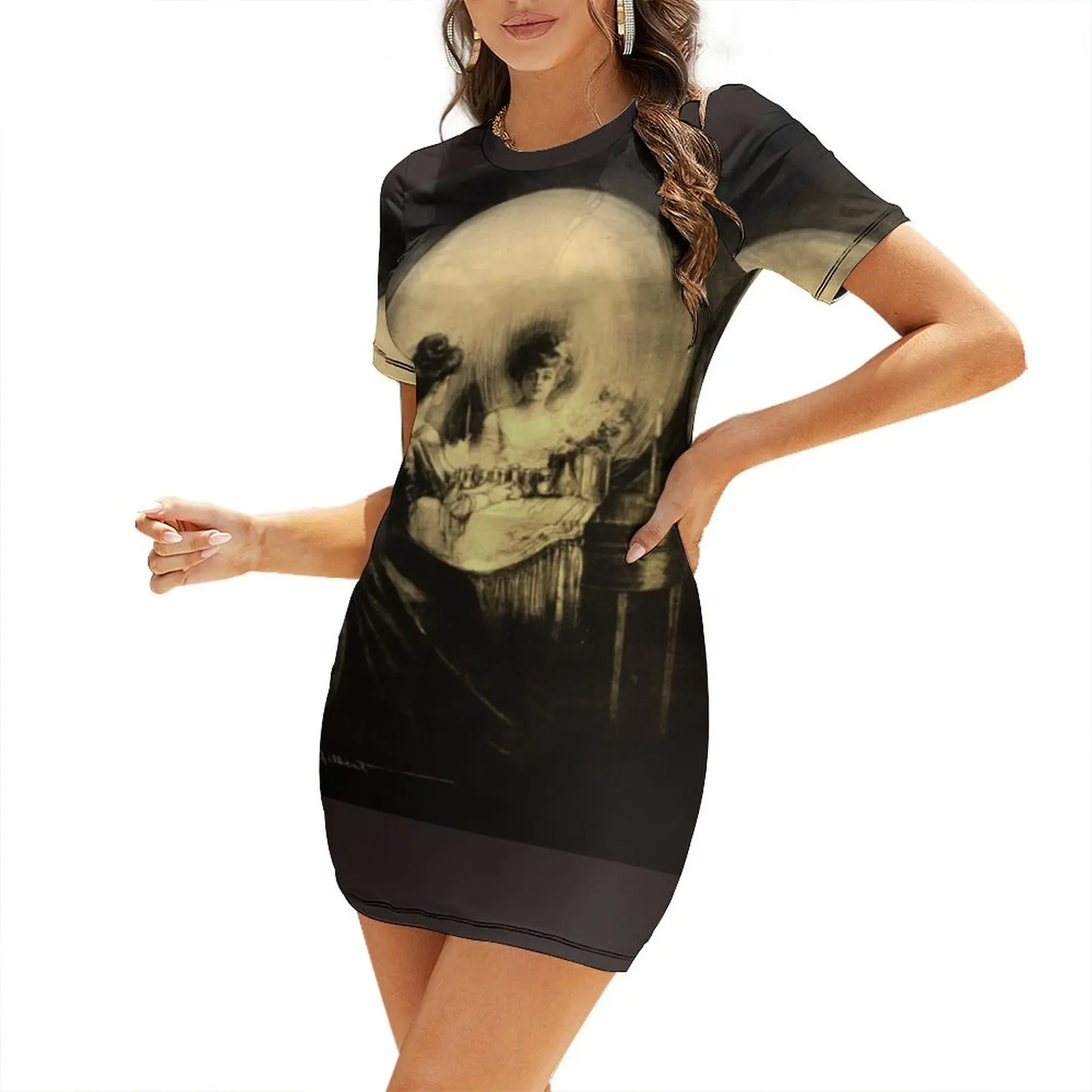 

All is Vanity - Step away from the computer and look again Short-Sleeved Dress elegant dress Woman dresses Dress