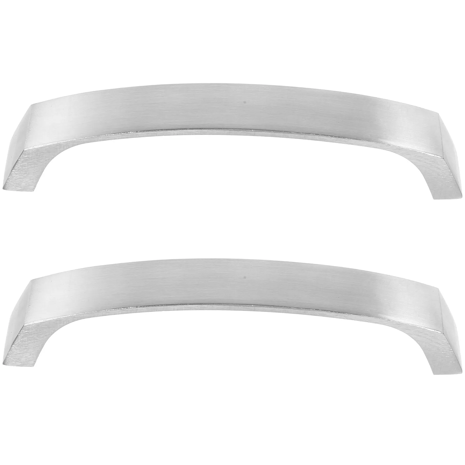 2Pcs Aluminum Alloy Cabinet Handles Sleek Modern Kitchen Bathroom Dresser Drawer Pulls for DIY Home Renovation Cabinet Hardware