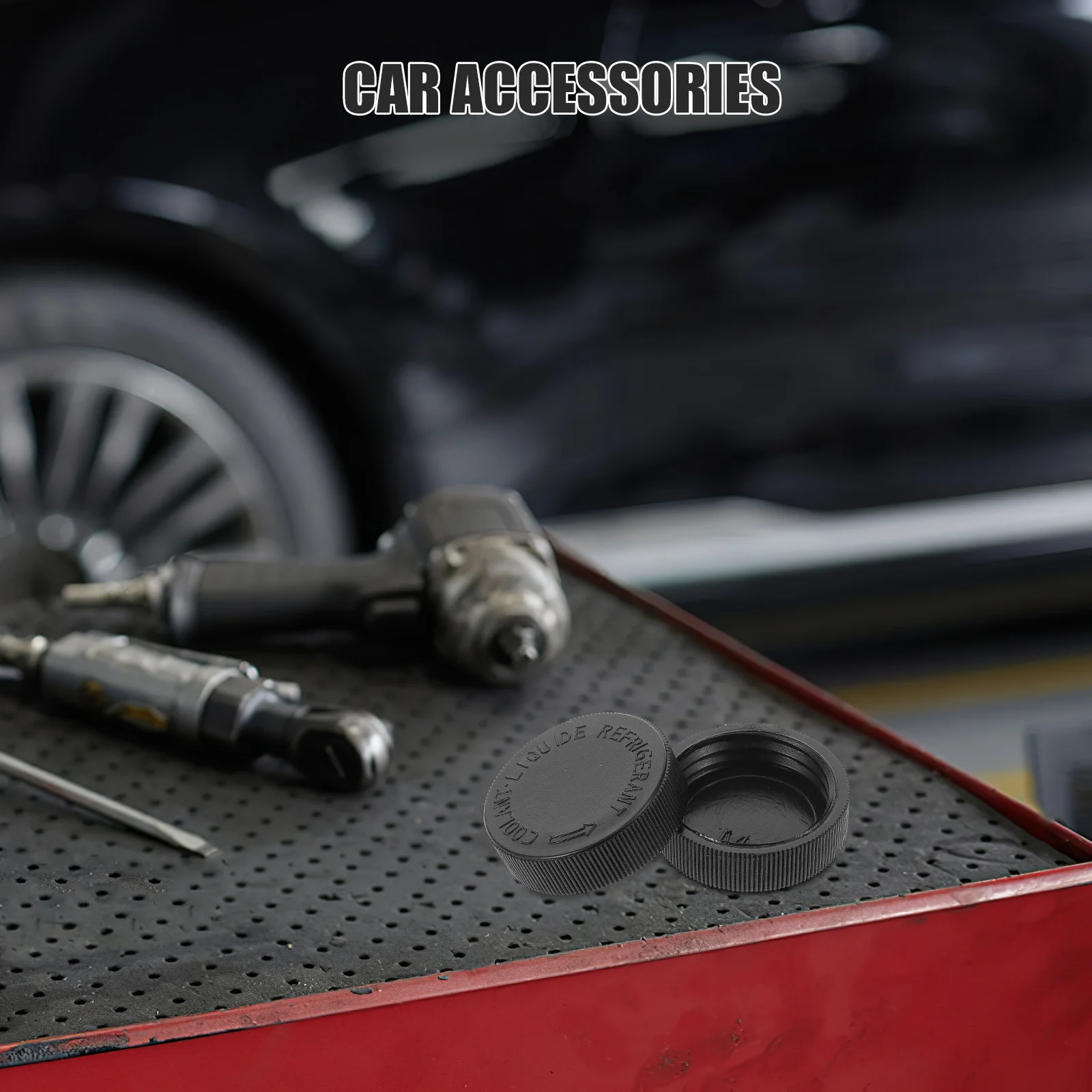 

2Pcs Coolant Reservoir Tank Cap Radiator Cover Engine Reservoir Lid Heavy-Duty Spill-Resistant for Automotive Use