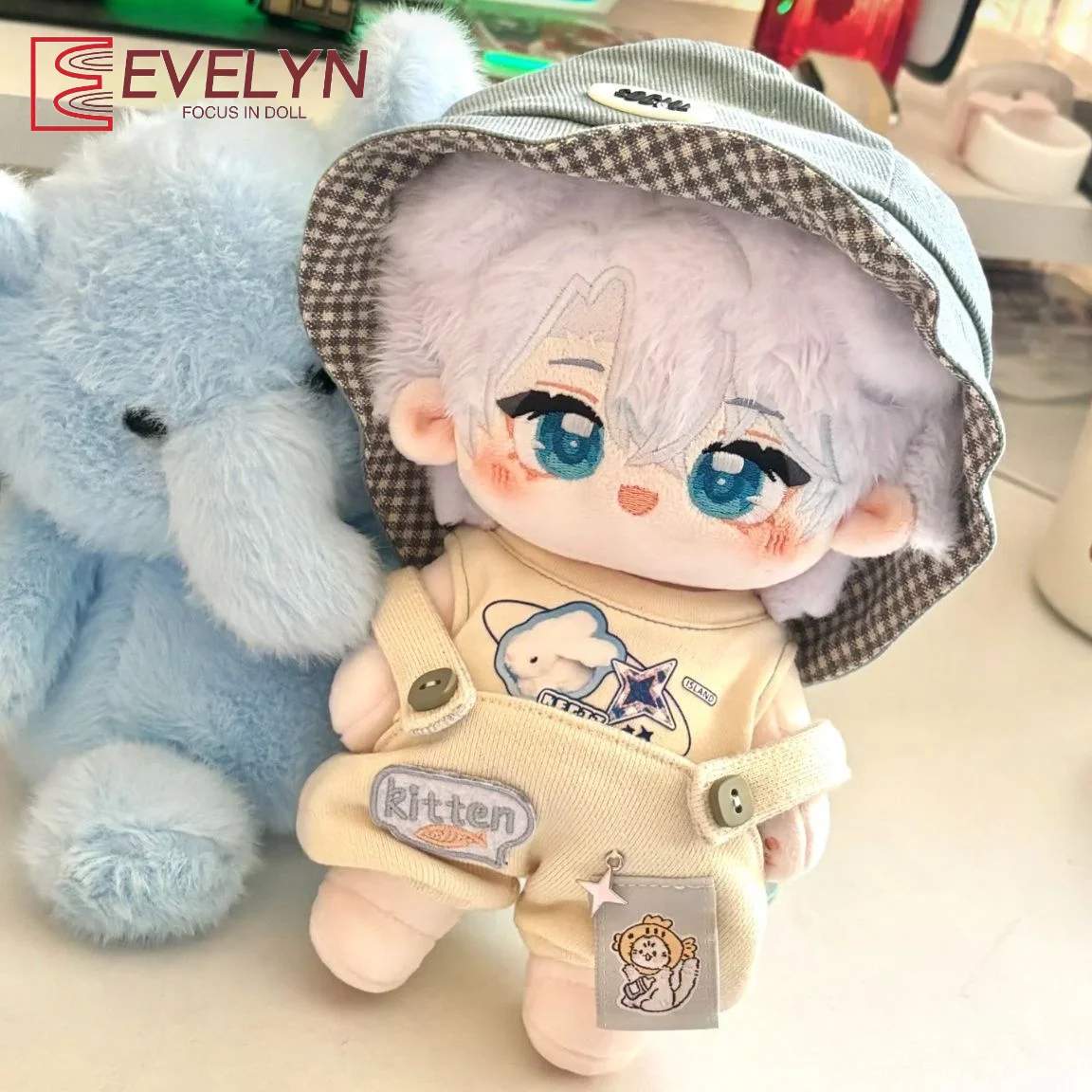 Evelyn 20 سنتيمتر أنيمي لعبة هونكاي: ستار Phainon أرقام لطيف تأثيري القطن دمية محشوة ألعاب من القطيفة دمية عارية للأطفال هدايا