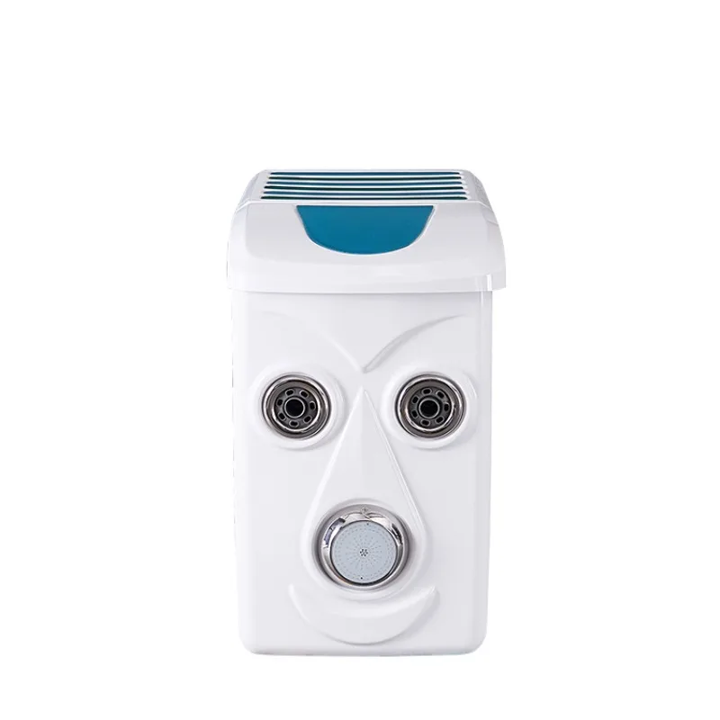 Environmentally friendly anti-lock braking system for swimming pools Integrated water filter Wall-mounted