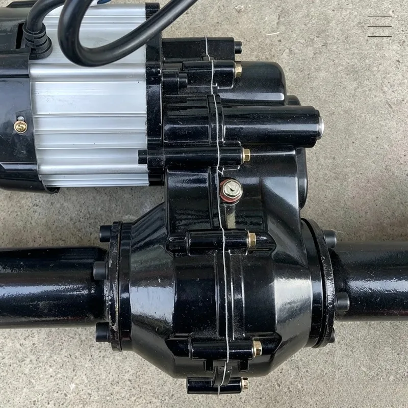 Chassis accessories Electric trolley rear axle motor construction site trolley flatbed car  assembly low speed rear axle motor