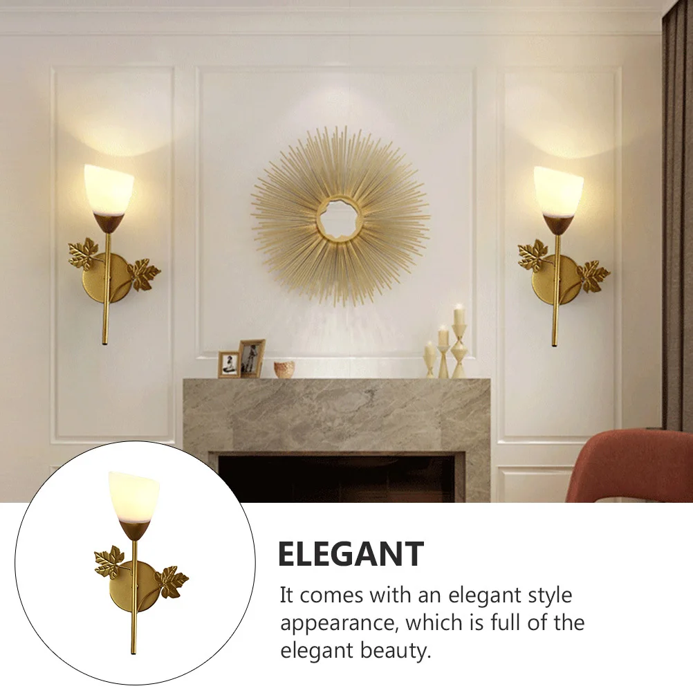 

1Pcs Nordic Iron Wall Lamp Flower Shape LED Bedside Light Decorative Wall-Mounted Light for Home Corridor Bedroom Indoor