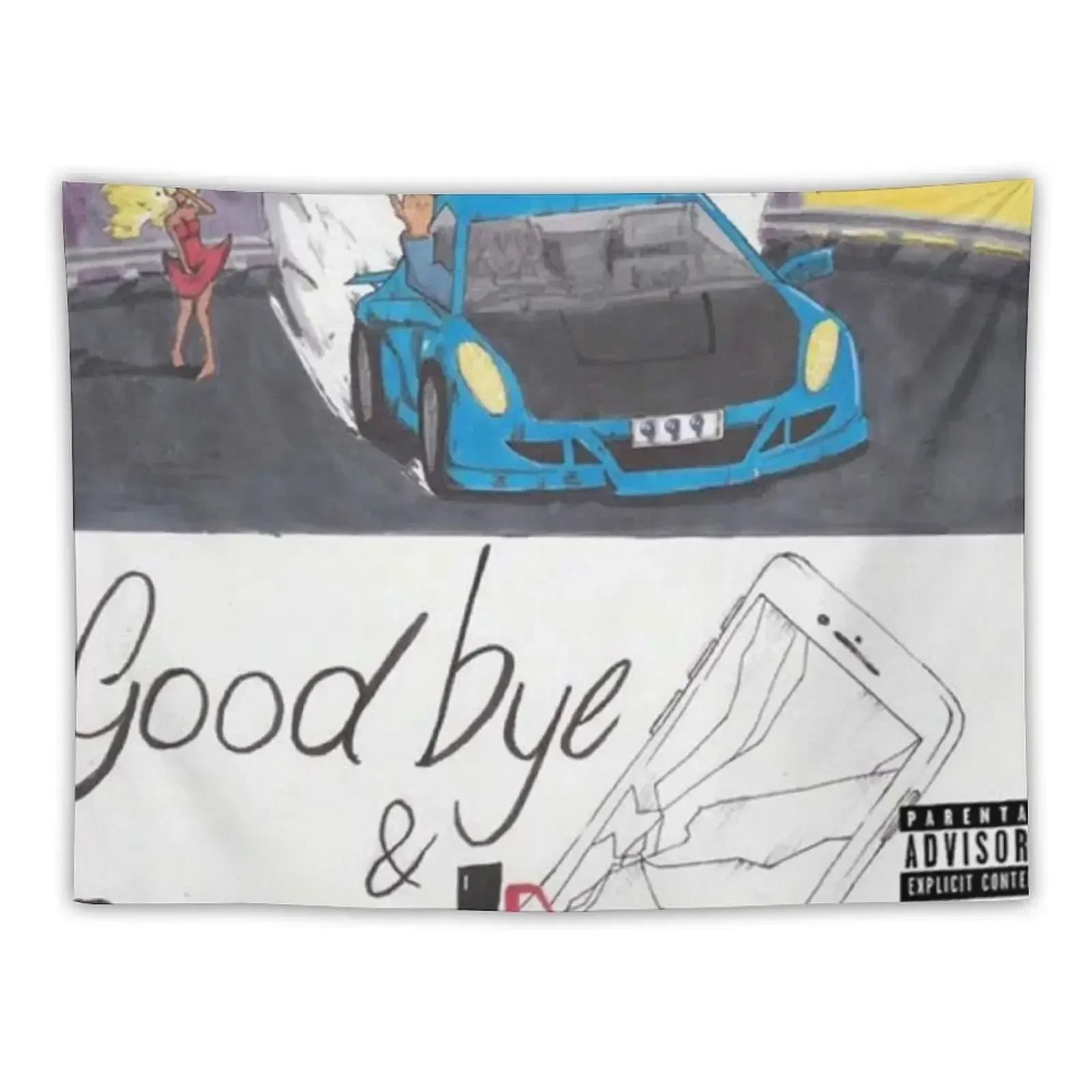 Goodbye And Good Riddance Album Cover classic poster Tapestry Wall Decoration Items Wall Hanging Room Design Wall Deco Tapestry