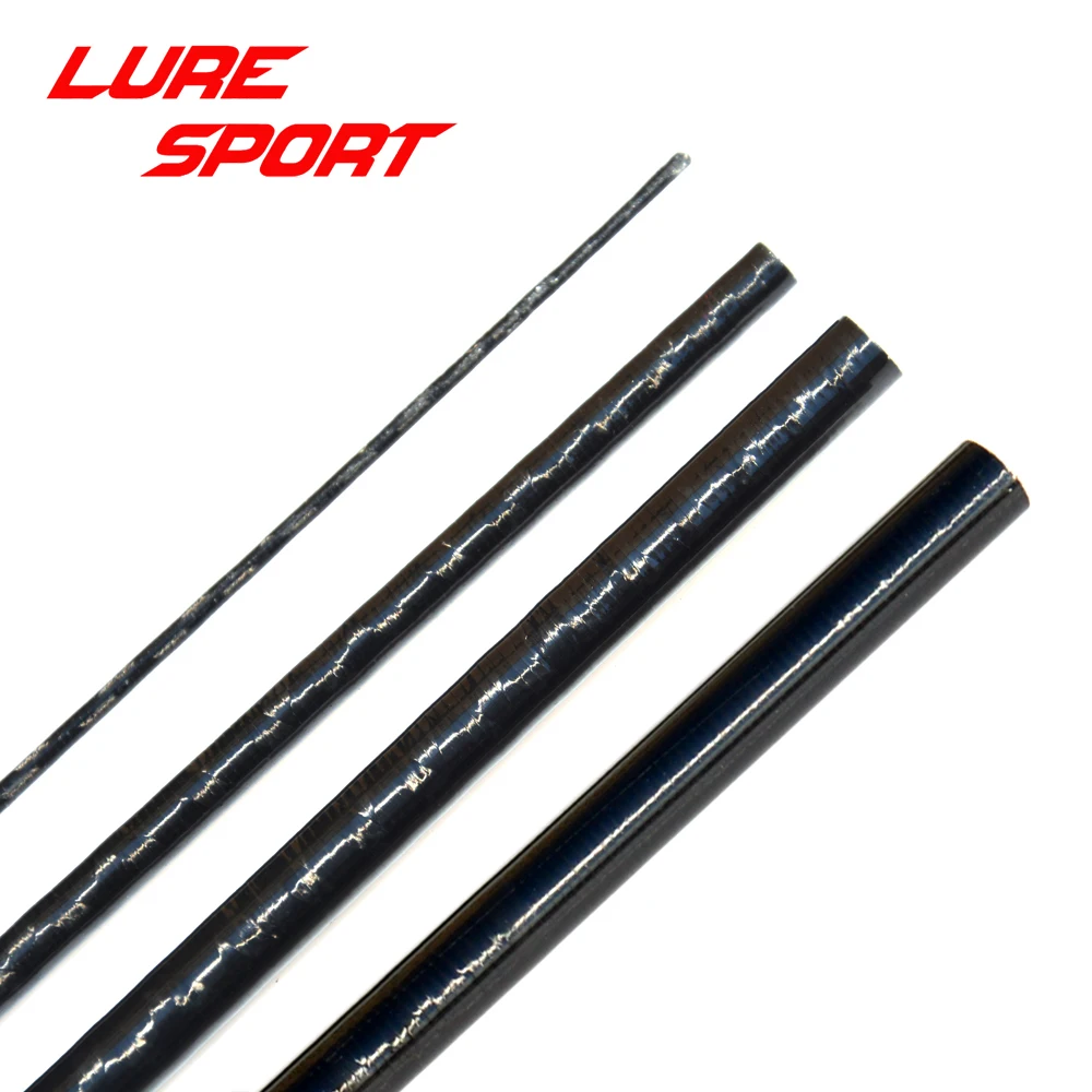 LureSport 2sets 1.98m 2.08m MH 4 sections Carbon blank Travel Rod Building Component Repair DIY