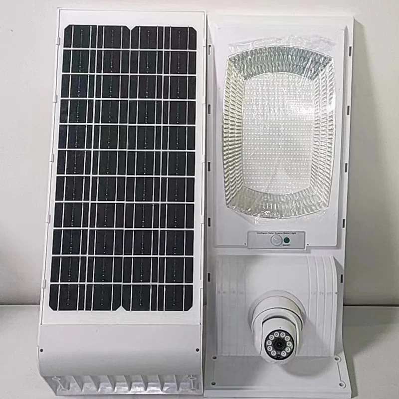 Monitoreo solar multifuncional, luz fluorescente solar, farola con radar solar integrada