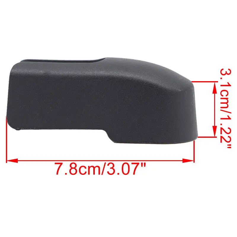 Car Rear Windshield Wipers Automobiles Wiper Blades Arm Cover Mounting Nut For Jeep Renegade 2015-2022 Replacement Accessories