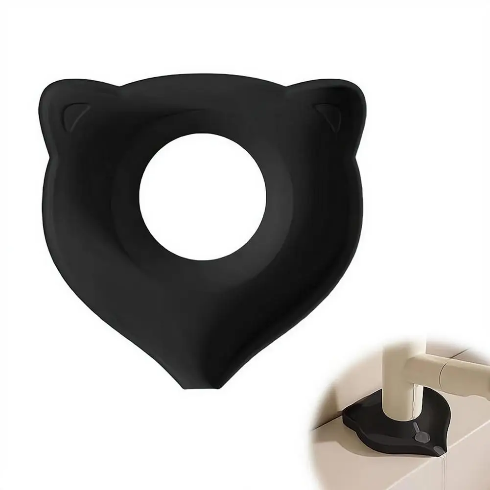Silicone Faucet Mat 1pc Cute Cat Shape Drying Pad For Sponge Soap Holder Splash Guard For Kitchen Sink Bathroom Accessories