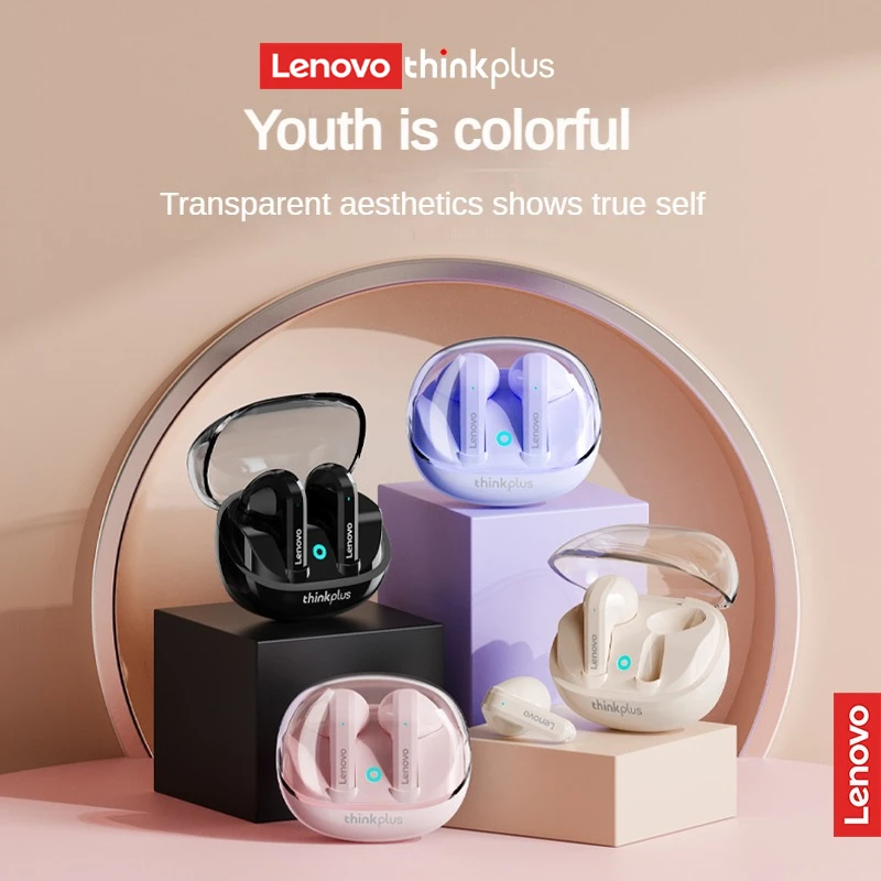 Lenovo X22 Bluetooth 5.3 Earphones True Wireless Headphones with Mic Noise Reduction Earhooks Waterproof Headset music earphone