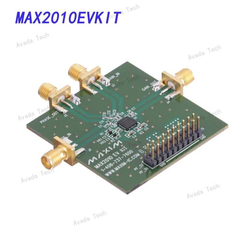 

Avada Tech MAX2010EVKIT Radio frequency development tool Eval Kit MAX2010 (500MHz to 1100MHz Adjustable RF Predistrator)