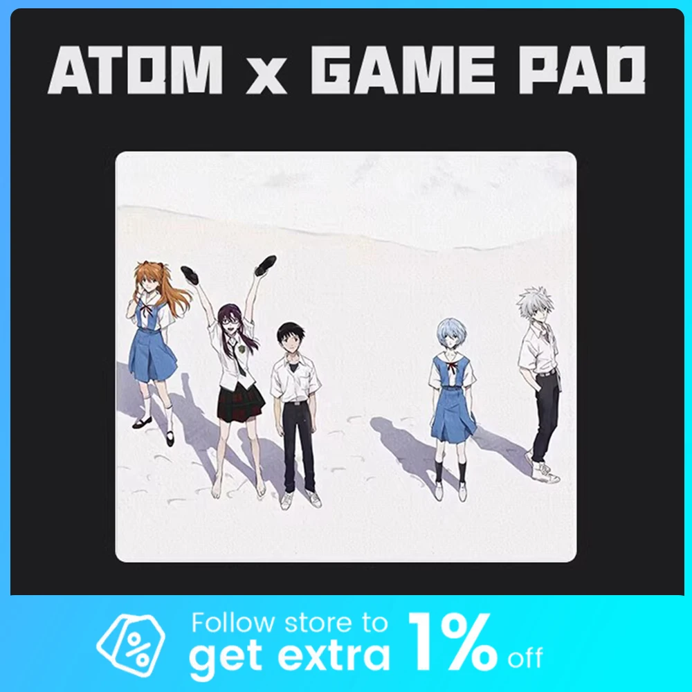 

ATOM Resin Mousepad Mid FPS Speed or Controlled Astringency Mouse Pad Waterproof Skidproof For TTK CSGO APEX Valorant PC Gamer