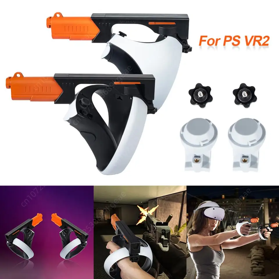 Soporte Magnético Para Mando PSVR2 LICHIFIT, Emula Pistola Para Juegos De Disparos VR, Liberación Rápida, Ligero Y Equilibrado Para Mayor Precisión