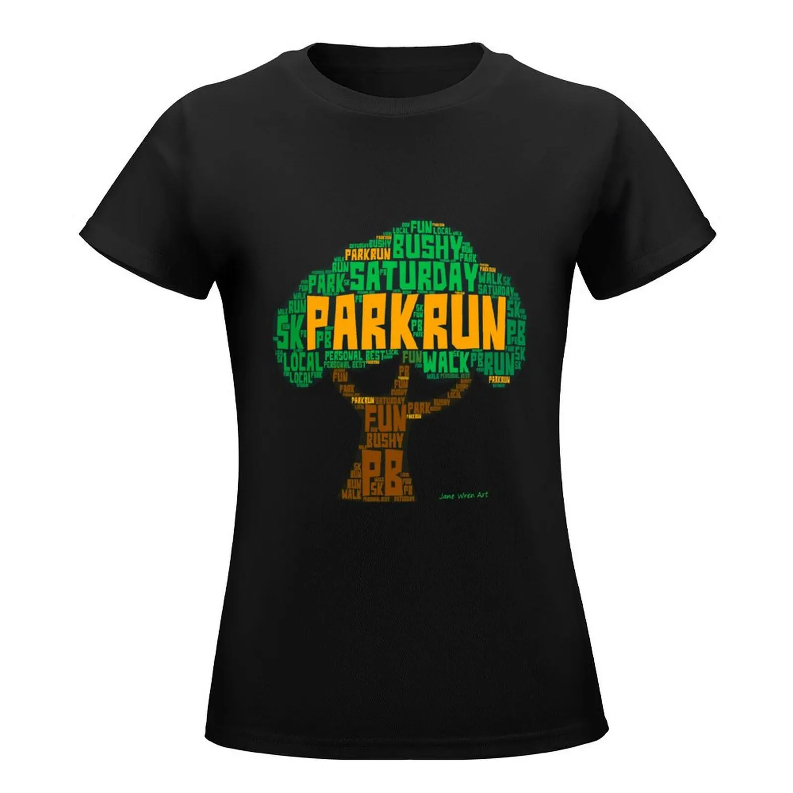 Parkrun Saturday Fun Run Walk 5k T-Shirt shirts graphic tees funny summer tops oversized summer blouses woman 2024