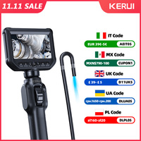 KERUI 2MP Industrial Endoscope Camera with 4.3-inch IPS Screen 360 Degree Rotation Inspection Camera Borescope for Cars Pipe