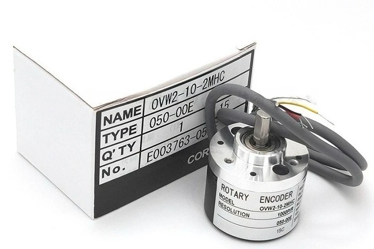 Original  Incremental Encoder OVW2-10-2MHC - 1000P/R Solid Shaft with NPN Open Collector Output, 12-24V DC
