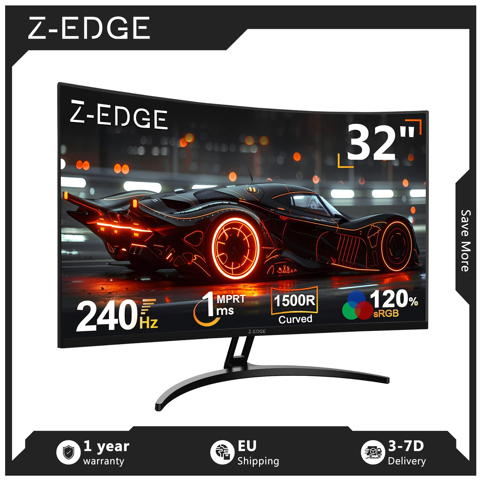 Monitor curvo Z-EDGE 32″ 240Hz