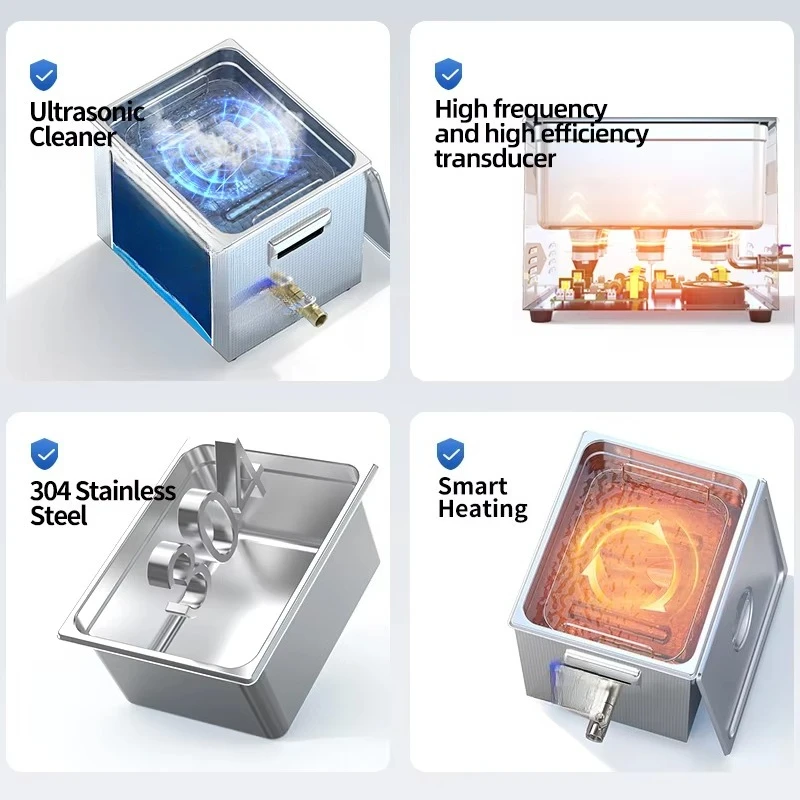 เครื่องทำความสะอาดอัลตราโซนิกอุตสาหกรรมขนาด 45 ลิตร 108 ลิตร 192 ลิตร 264 ลิตร 360 ลิตร 540 ลิตร 960 ลิตร เครื่องทำความสะอาดอัลตราโซนิกแบบแช่ขนาด 88 ลิตร