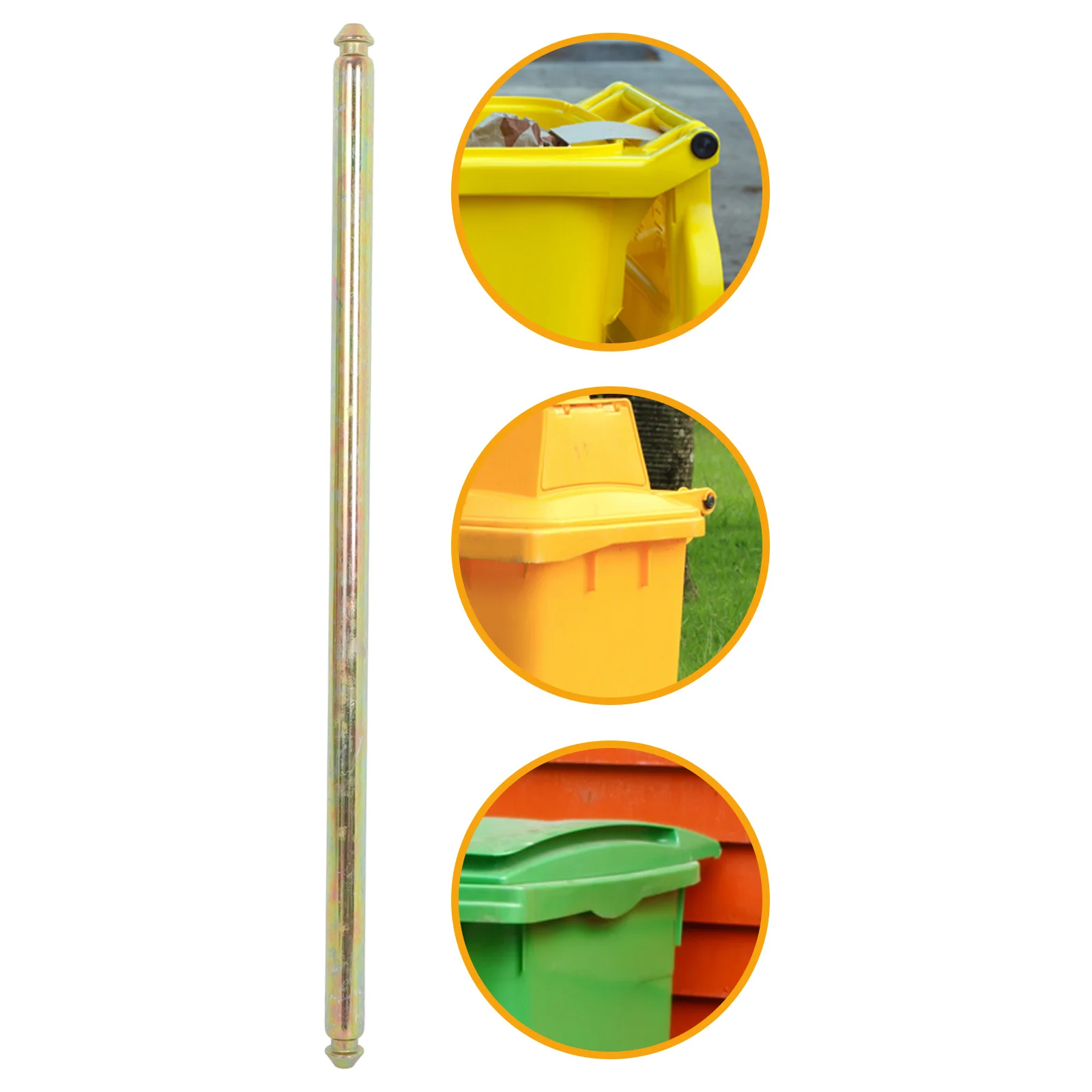 

Waste Bin Axle Parts Replacement For Garbage Trash Can Hollow Shaft Wheel Assembly Bin Lid Axle Repair Kit Compatible