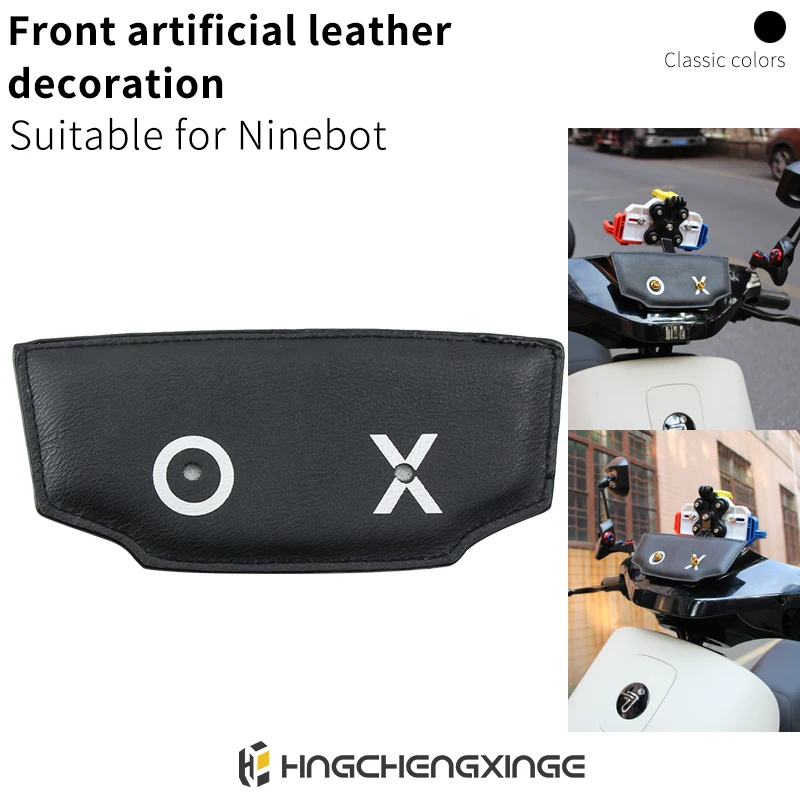 Motorcycle windshield accessories leather retro modification For Ninebot m95c nmzmix mechanic f90m