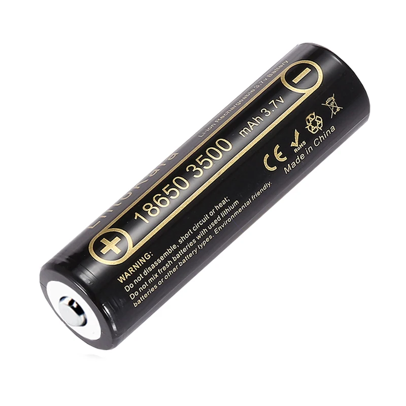 1-40PCS LiitoKala 35A-JT 3.7V 18650 3500mAh rechargeable battery 3500mAh high capacity 3.7V pointed light flashlight battery