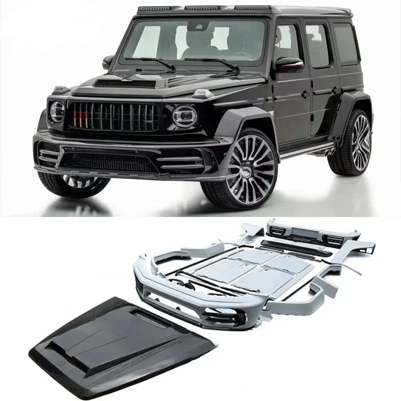 High Quality MSY Style Dry Carbon Fiber Body Kit Front Rear Bumper Hood Exterior Upgrade Parts Fit For G Class W464 G63