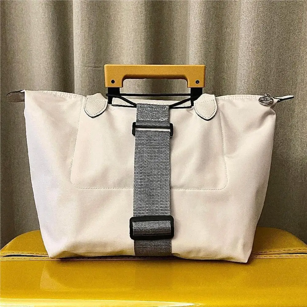 Hands-free Luggage Belts Adjustable Elastic Suitcase Packing Belt with Buckles Secure Luggage Fastening Strap Hand-free for Yoga