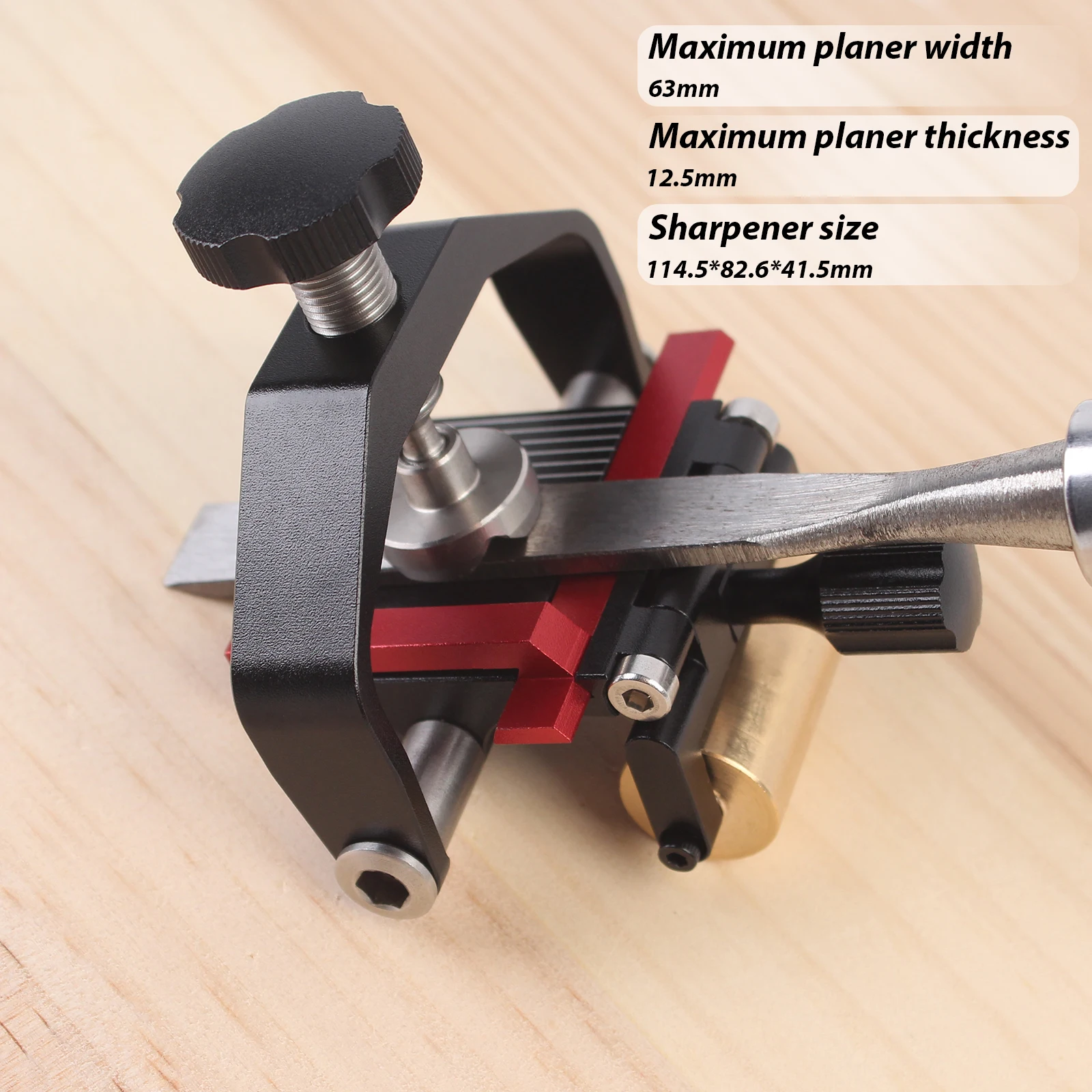 Imagem -04 - Faca Profissional Sharpening Frame Afiador de Ângulo Fixo Pedra de Amolar Grinder Sharpening Tools For Planer Cinzel 1pc