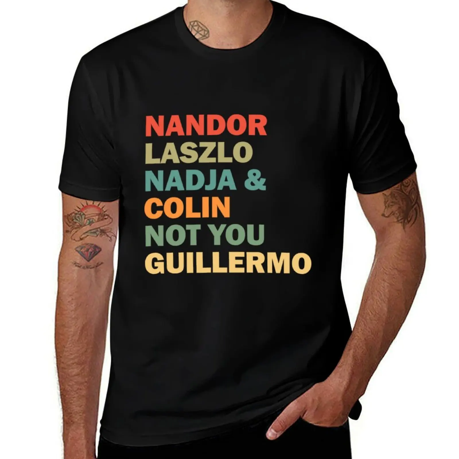 Футболка Nandor Laszlo Nadja And Colin Not You Guillermo с защитой от ультрафиолета, для активного отдыха