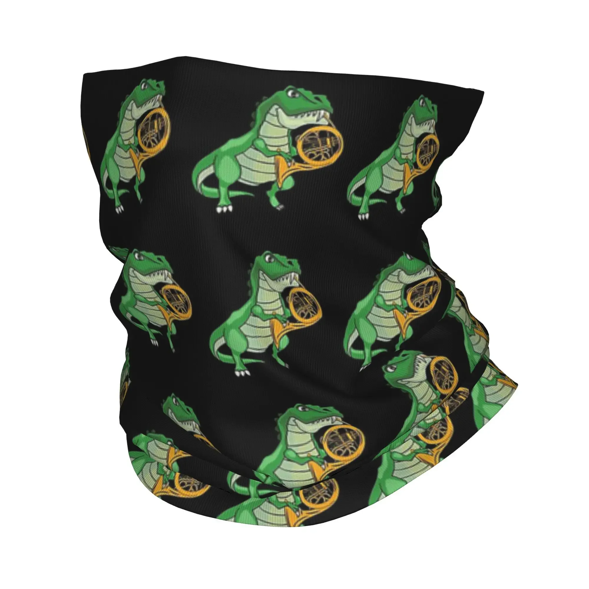 French Horn Player Bandana Neck Cover Printed Mask Scarf Warm Headband Riding For Men Women Adult Windproof