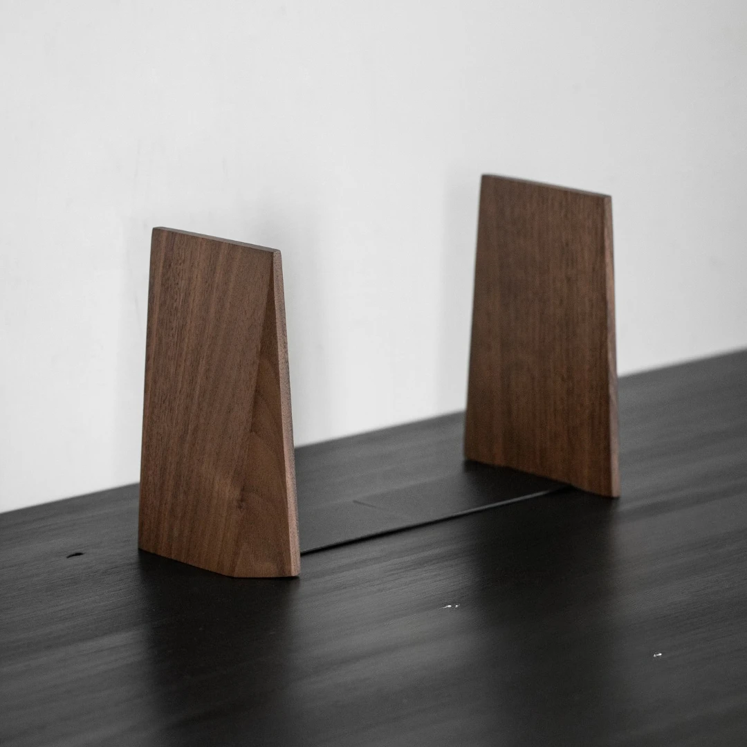 

Black walnut, desk, bookstand, creative, wooden, anti-fall, book, storage, tabletop, bookend