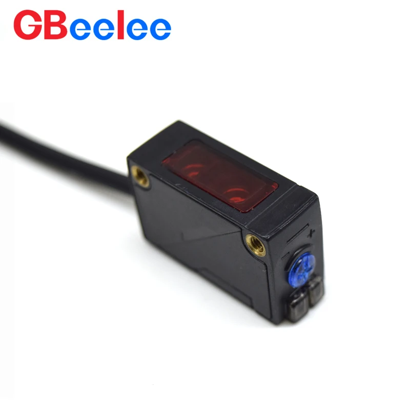 2PCS Sensor Reflektif Difus Induksi Inframerah Stok Pabrik GBeelee Sensor Fotoelektrik Optik LED Saklar Proximitas