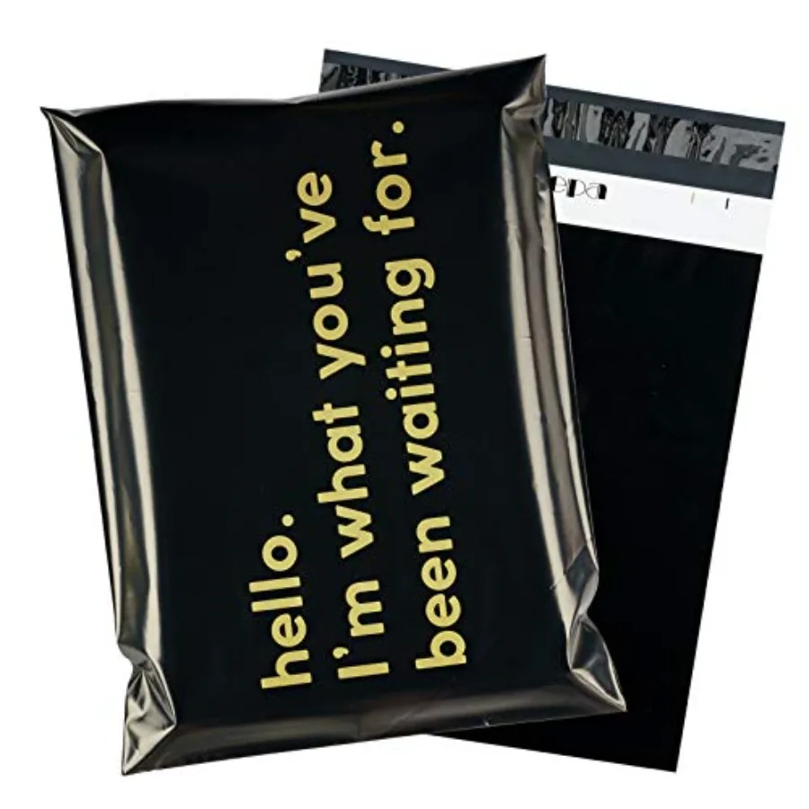 

Poly Mailer Shipping Bag with Self Sealing, Business Text Printed Design 2.3 Mil Heavy Duty Self Seal Mailing Envelopes, 100 Pa