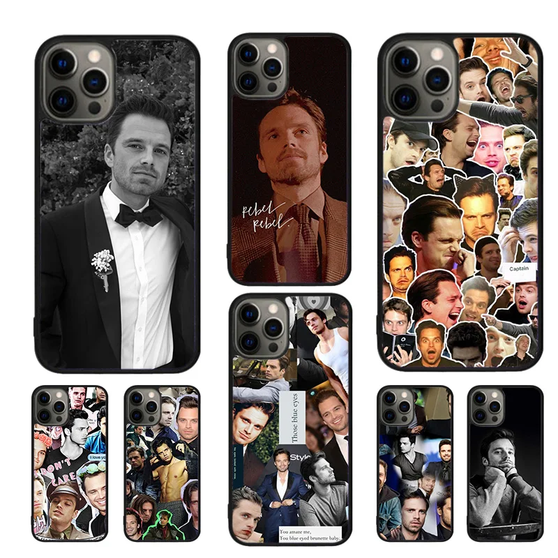 Sebastian Stan Mobile Phone Cases Cover For iPhone 16 15 14 12 13 mini 11 Pro MAX apple 6 7 8 Plus SE2020 Coque