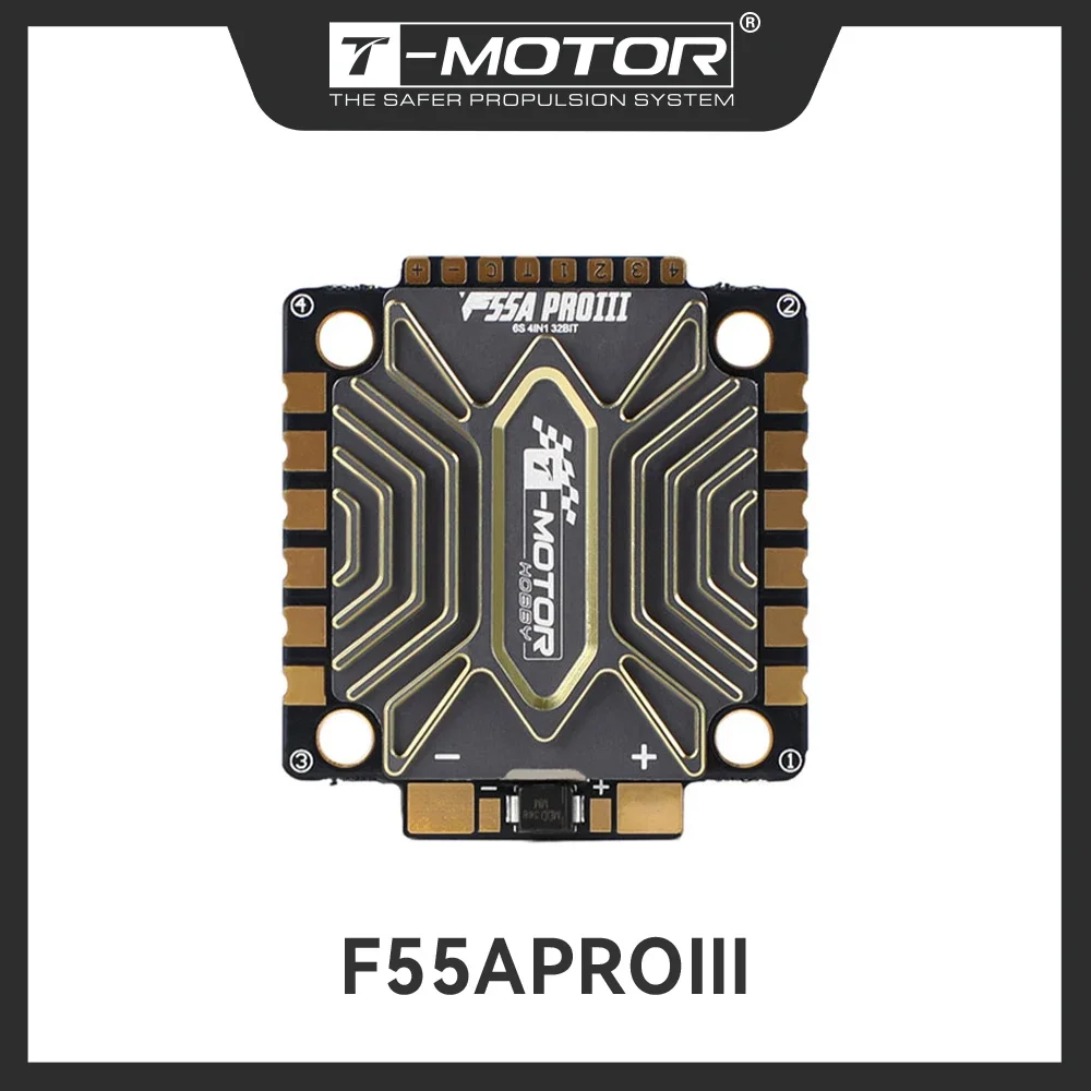 T-MOTOR F55A PROIII Electronic Speed Controller ESC 3S-8S Lipo Support Wide PWM Frequency