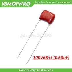20PCS 100V683J 68NF 0.068UF Pitch 5MM 100V 683 CBB Polypropylene film capacitor 100V683J-P5