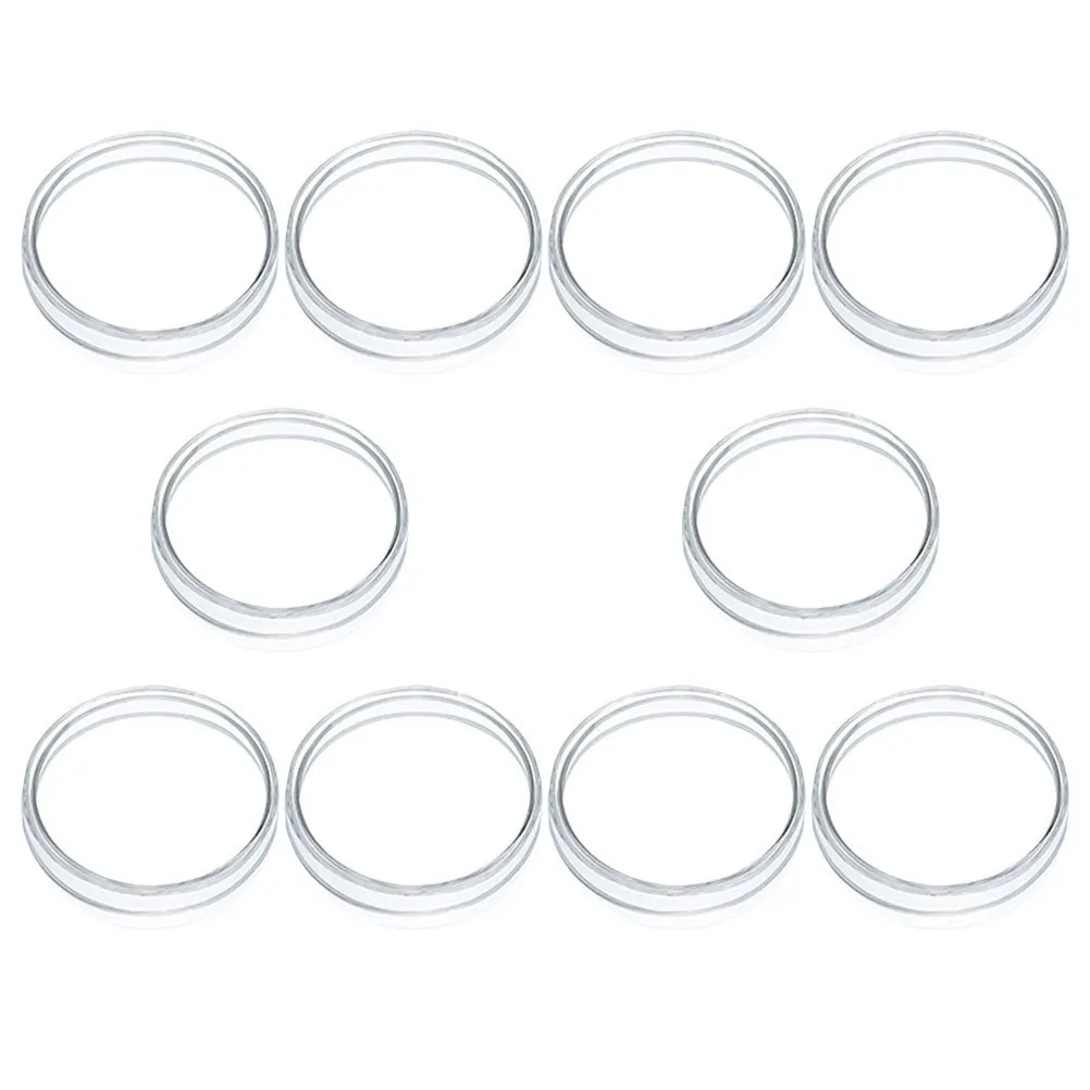 

10pcs Plastic Petri Dishes 100Mm With Lid Transparent Heat Resistant For Lab Chemistry Experiments Clear Lightweight Laboratory