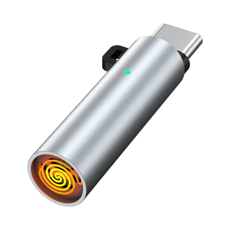 Mini Mobile Phone Type-c New Windproof Lighter Portable Ignition Blower Car Wireless Men's Cigarette Lighter