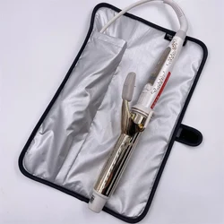 Heat Resistant Flat Iron Case Hair Straightener Pouch Curling Iron Pouch Bag Hair Straightener Organizer for Hair Styling Tools