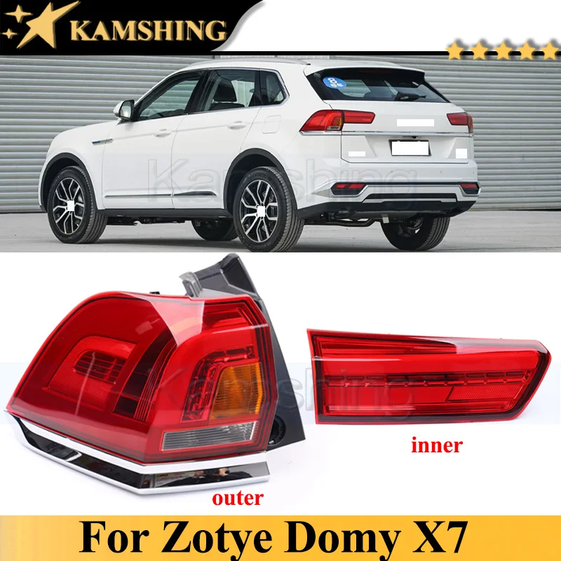 Kamshing Rear Bumper Tail Light Tail Lamp For Zotye DOMY X7 Taillight Taillamp Brake Light Car Light Stop Lamp