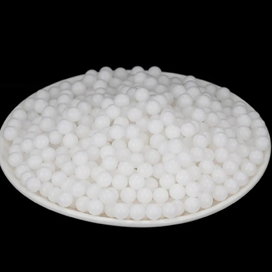 Precision Solid POM Plastic Ball 2mm ~ 50.8mm GO-G3 Tolerance Polyoxymethylene Plastic Rolling Bead White Precision Bearing Ball